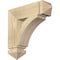 Ekena Millwork Thorton Arts & Crafts Rough Sawn Bracket, Douglas Fir, 4"W x 16"D x 16"H BKT04X16X16THR03RDF - alternate 1